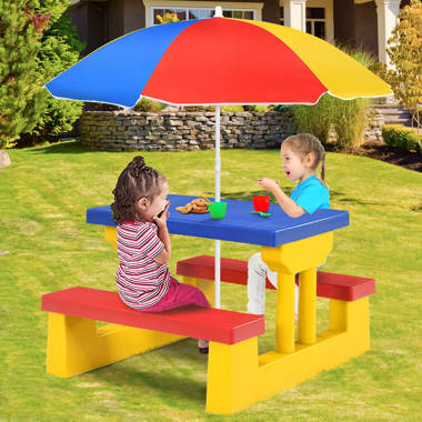 Childrens patio 2024 table and chairs